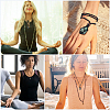 6Pcs Adjustable Waxed Cord Macrame Pouch Empty Stone Holder Necklace Making NJEW-BBC0001-08C-5