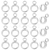 40Pcs 304 Stainless Steel Tube Bails STAS-LP0001-25-1