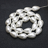 Electroplate Shell Pearl Beads Strands BSHE-G010-16x25mm-01-2