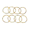 Glass Beads Beaded Stretch Bracelets BJEW-JB10958-4