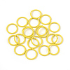 Spray Painted Iron Open Jump Rings X-IFIN-F149-B05-2