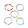 Glass Seed Beads Stretch Rings for Women RJEW-JR00690-1