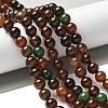 Natural Agate Beads Strands G-NH0001-G09-01-2