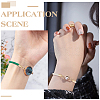 10Pcs 10 Colors Twisted Nylon Cord Silder Bracelets DIY-ME0001-10-5