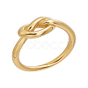 1Pc Stainless Steel Knot Finger Rings for Women RJEW-LP0001-21-3