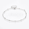 Tarnish Resistant 304 Stainless Steel Anklets AJEW-H013-04P-1