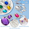 8Pcs 8 Colors Iron Big Pendants FIND-FG0003-31S-4