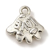 Tibetan Style Alloy Charms TIBEP-L021-18AS-1