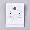 Plastic Jewelry Display Cards DIY-K032-11-1