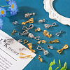 88Pcs 22 Styles Brass Ice Pick Pinch Bails KK-TA0001-27-4