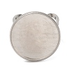 Non-Tarnish 304 Stainless Steel Open Cuff Findings STAS-R123-02D-P-2