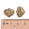 Tibetan Style Alloy Pendant Rhinestone Settings TIBEP-GC207-AB-NR-3