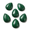 Synthetic Malachite Cabochons G-P521-02B-1