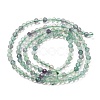 Natural Fluorite Beads Strands G-F509-38-3mm-7