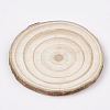 Undyed Unfinished Wooden Cabochons WOOD-T011-25-3