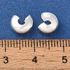 Brass Crimp Bead Cover KK-K383-07A-S-3