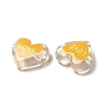 Printed Transparent Acrylic Beads OACR-P017-B02-3