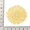 Brass Filigree Big Pendants KKC-T003-13G-3