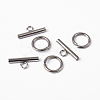 Tarnish Resistant 304 Stainless Steel Toggle Clasps X-STAS-H052-21-3