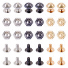 18 Sets 3 Colors Iron Screws FIND-TA0006-28B-1