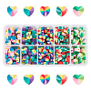 PandaHall Elite 300Pcs 5 Colors Handmade Polymer Clay Beads Strands CLAY-PH0001-34-1