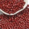 Baking Paint Pearlized Glass Seed Beads SEED-C001-04A-11-1