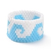Handmade Japanese Seed Rings RJEW-MZ00001-1