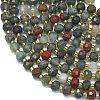 Natural African Bloodstone Beads Strands G-K389-E80-01-3