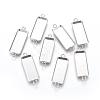 Non-Tarnish 304 Stainless Steel Cabochon Connector Settings STAS-F222-032-1