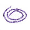 Natural Amethyst Beads Strands X-G-I256-02C-2
