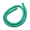Handmade Polymer Clay Bead Strands X-CLAY-T002-4mm-08-2