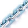 Handmade CCB Plastic Cable Chains AJEW-JB00668-03-2