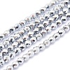 Electroplate Non-magnetic Synthetic Hematite Beads Strands G-L487-A-10-1