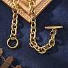 PVD Vacuum Plating 304 Stainless Steel Cable Chain Bracelets BJEW-G618-04G-4