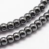 Grade AA Magnetic Synthetic Hematite Bead Strands G-P209-04-3mm-1