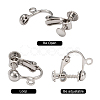 Brass Screw Clip Earring Converter EC143-NF-3