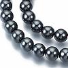 Non-magnetic Hematite Beads Strands X-G-Q892-8mm-2