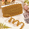 Polyester Braided Lantern Lace Ribbon SENE-WH0003-36C-5