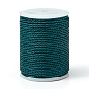 Round Waxed Polyester Cord YC-G006-01-1.0mm-35-1