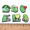 Cucumber & Pickle Theme PVC Plastic Cabochons PL-CBABCB6-02-3