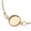 304 Stainless Steel Cable Chain Satellite Chain Bracelet Making BJEW-JB13163-02-3