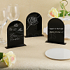 Arch Acrylic Blank Place Cards AJEW-WH0348-27-3