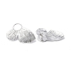 Non-Tarnish 304 Stainless Steel Stud Earring Findings STAS-F286-06B-P-1