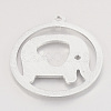 Eco-Friendly Aluminium Big Pendants ALUM-Q001-76B-2