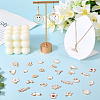 40Pcs 20 Styles Alloy Enamel Pendants ENAM-SC0009-99-3
