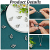 12Pcs 3 Styles Brass Locket Pendants KK-SC0007-53-6