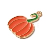 Thanksgiving Day Golden Tone Alloy Enamel Pendants ENAM-M002-02J-G-2