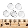Transparent Glass Cabochons X-GGLA-R026-8mm-5