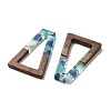 Resin and Walnut Pendants FIND-R051-03-3
