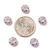 Alloy Rhinestone European Beads CPDL-H999-22-1-3